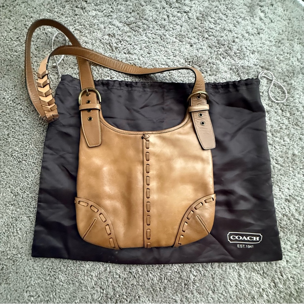 Coach Brown Leather Tote